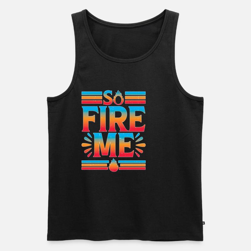 So Fire Me 16 - Männer Premium Bio Tank Top - Schwarz
