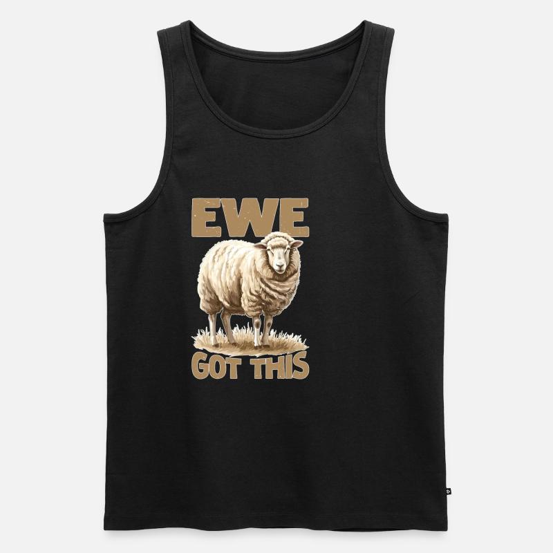 Ewe Got This 2 - Männer Premium Bio Tank Top - Schwarz
