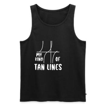 My Kind Of Tan Lines 4 - Männer Premium Bio Tank Top - Schwarz - Vorne - Michal (187cm)