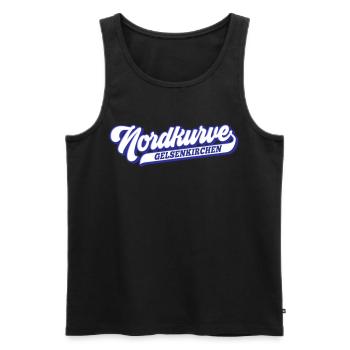 Nordkurve Gelsenkirchen | Farbe änderbar - Männer Premium Bio Tank Top - Schwarz - Vorne - AI Model Male 178 light (178cm)
