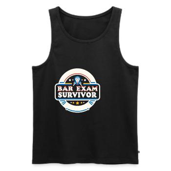 Bar Exam Survivor 9 - Männer Premium Bio Tank Top - Schwarz - Vorne - Michal (187cm)