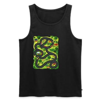 Car Play Mat For Children - Parents Massage 5 - Men's Premium Organic Tank Top - black - Front - AI Model Male 178 light (178cm)