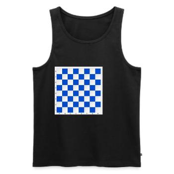 Portable Chess Board - Play Chess Instantly 2 - Men's Premium Organic Tank Top - black - Front - AI Model Male 178 light (178cm)