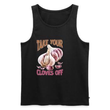 Take Your Cloves Off 2 - Männer Premium Bio Tank Top - Schwarz - Vorne - Michal (187cm)