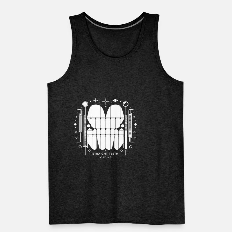 Straight Teeth Loading 5 --tee-- Männer Premium Bio Tank Top