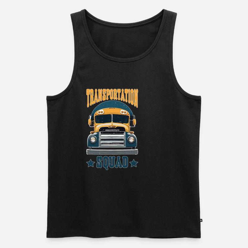 Transportation Squad 5 - Männer Premium Bio Tank Top - Schwarz