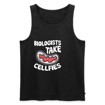 Biologists Take Cellfies 3 - Männer Premium Bio Tank Top - Schwarz - Vorne - Michal (187cm)