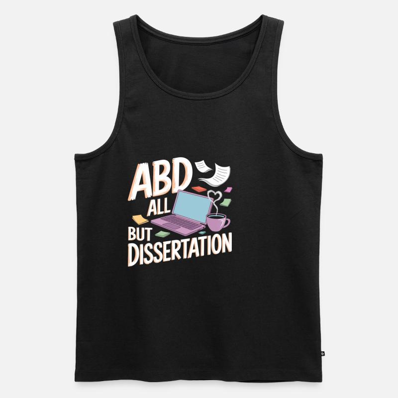 ABD All But Dissertation 4 - Männer Premium Bio Tank Top - Schwarz