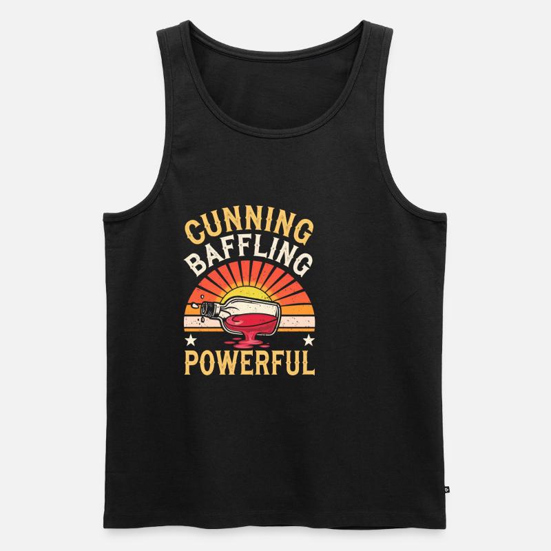 Cunning Baffling Powerful 4 - Männer Premium Bio Tank Top - Schwarz