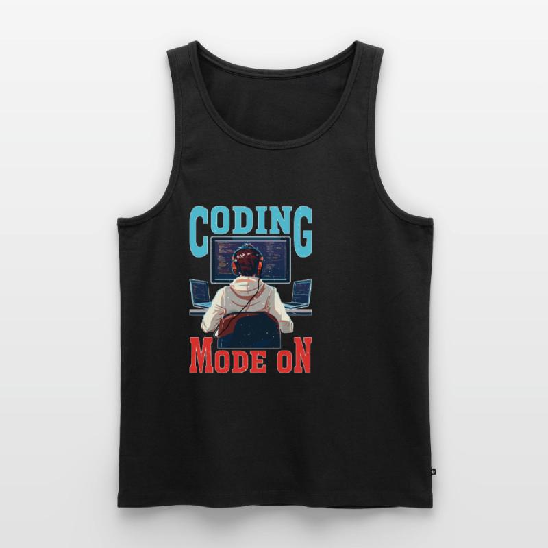 Coding Mode On Männer Premium Bio Tank Top