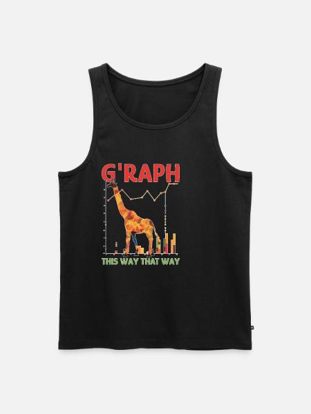 G'Raph This Way That Way - Männer Premium Bio Tank Top - Schwarz