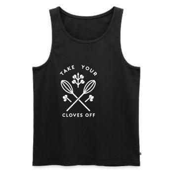 Take Your Cloves Off 4 - Männer Premium Bio Tank Top - Schwarz - Vorne - Michal (187cm)