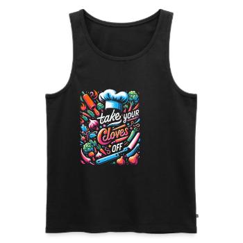Take Your Cloves Off 6 - Männer Premium Bio Tank Top - Schwarz - Vorne - Michal (187cm)