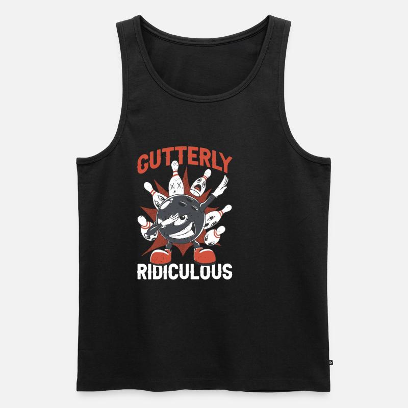 Gutterly Ridiculous 6 - Männer Premium Bio Tank Top - Schwarz