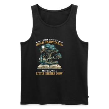 I Love Fairytales Just A Little Dirtier Now 2 - Männer Premium Bio Tank Top - Schwarz - Vorne - Michal (187cm)