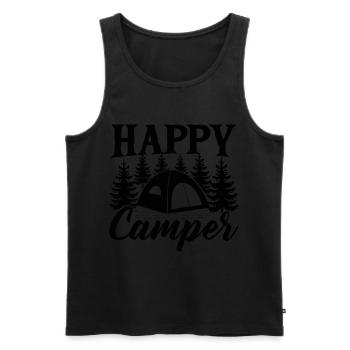 Camping Motorhome Van Vintage in caravan caravan - Men's Premium Organic Tank Top - black - Front - Michal (187cm)