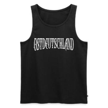 Ostdeutschland Ossis Osten Ostdeutscher - Männer Premium Bio Tank Top - Schwarz - Vorne - AI Model Male 178 light (178cm)