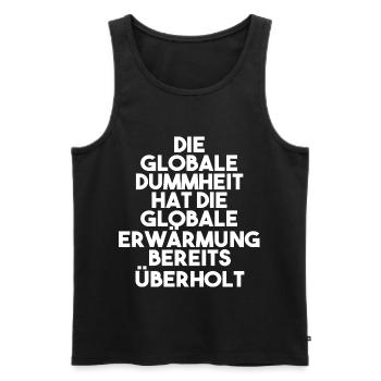 Lustige Sprüche Witzige Sprüche Geschenk - Männer Premium Bio Tank Top - Schwarz - Vorne - AI Model Male 178 light (178cm)
