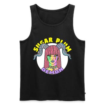FILLE SUGAR PLUM DEMON - Débardeur bio Premium Homme - noir - Devant - Michal (187cm)