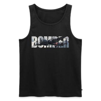 Bomber Avro Lancaster - Männer Premium Bio Tank Top - Schwarz - Vorne - AI Model Male 178 light (178cm)