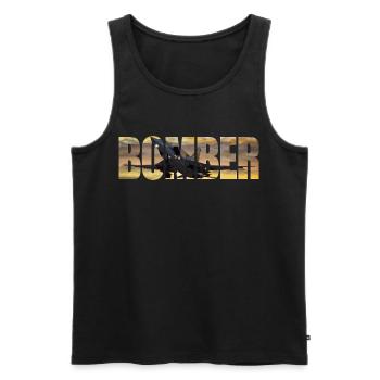 Bomber Tu-22 M3 - Männer Premium Bio Tank Top - Schwarz - Vorne - AI Model Male 178 light (178cm)