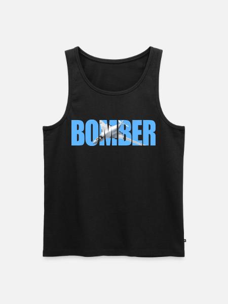 Bomber Tu-160 - Men's Premium Organic Tank Top - black