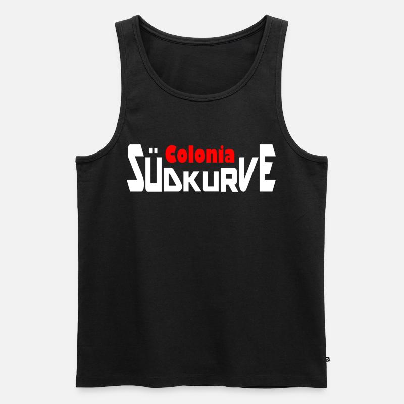Die Kölner Fans - Männer Premium Bio Tank Top - Schwarz