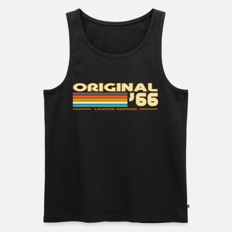 1966 - Männer Premium Bio Tank Top - Schwarz