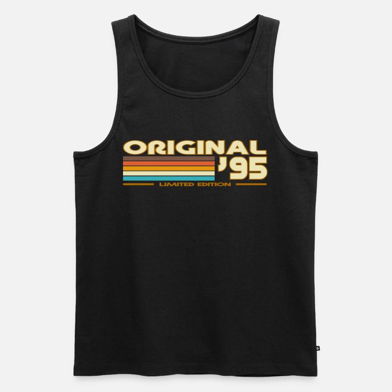 1995 - Männer Premium Bio Tank Top - Schwarz