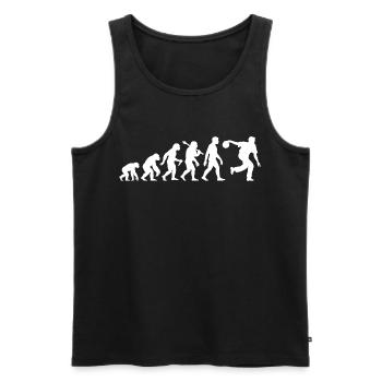 Bowling Evolution Skittles pour le club de bowling - Débardeur bio Premium Homme - noir - Devant - Michal (187cm)