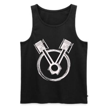 Workshop - Screwdriver Screwdriver Hobbyist - Men's Premium Organic Tank Top - black - Front - AI Model Male 178 light (178cm)