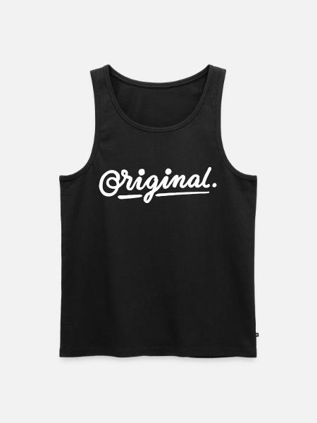 original - Men's Premium Organic Tank Top - black