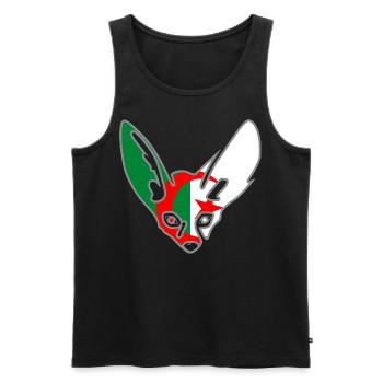 Fennec Algeria - Men's Premium Organic Tank Top - black - Front - AI Model Male 178 light (178cm)