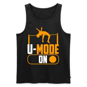 Stabhochsprung Stabhochspringer - Männer Premium Bio Tank Top - Schwarz - Vorne - Michal (187cm)