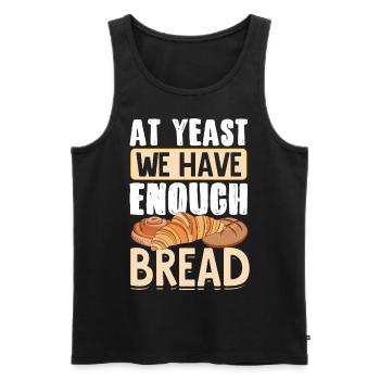 Bread Baking Bread Maker - Men's Premium Organic Tank Top - black - Front - AI Model Male 178 light (178cm)