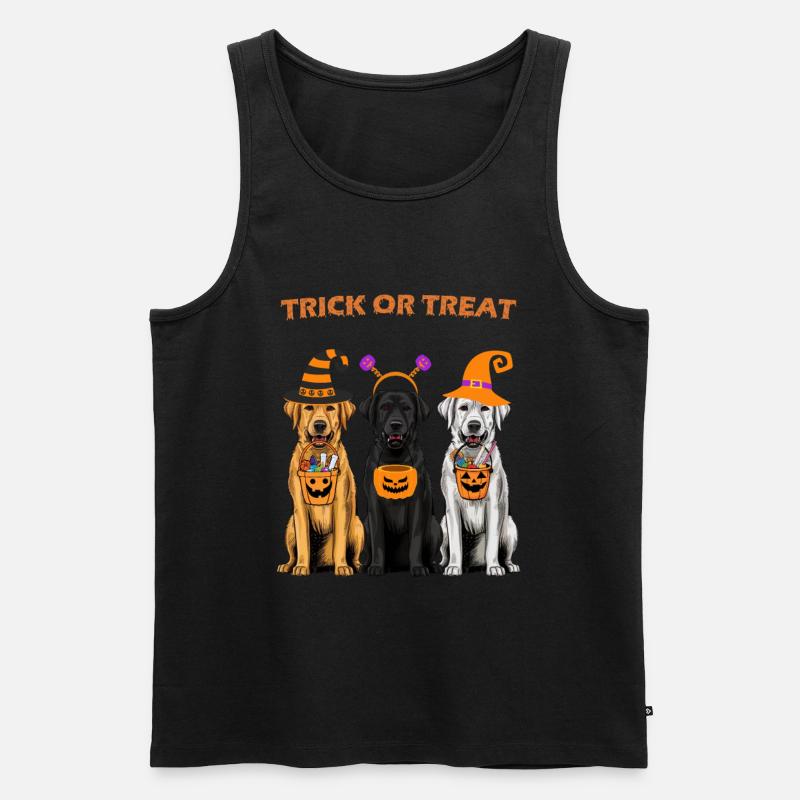 SÜßES ODER SAURES - Männer Premium Bio Tank Top - Schwarz