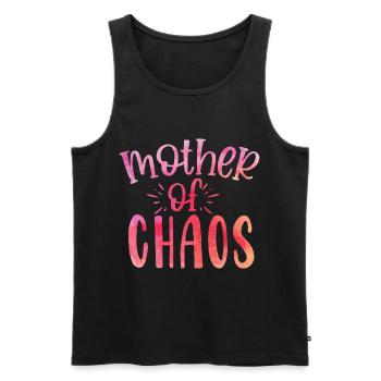 Mother of chaos - Männer Premium Bio Tank Top - Schwarz - Vorne - Michal (187cm)