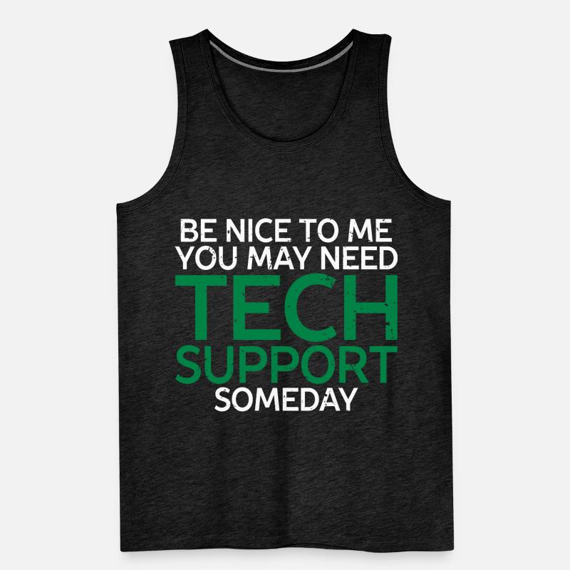 programmierer, evolution, computer, nerd Männer Premium Bio Tank Top