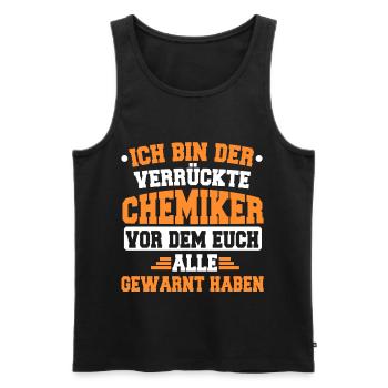 Dire chimiste - Débardeur bio Premium Homme - noir - Devant - AI Model Male 178 light (178cm)