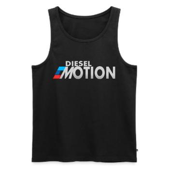Diesel Emotionen - Männer Premium Bio Tank Top - Schwarz - Vorne - AI Model Male 178 light (178cm)