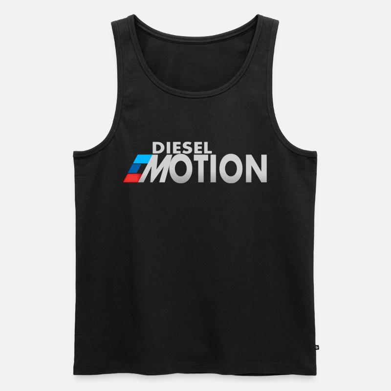 Diesel Emotionen - Männer Premium Bio Tank Top - Schwarz