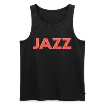 Jazz - Débardeur bio Premium Homme - noir - Devant - Michal (187cm)