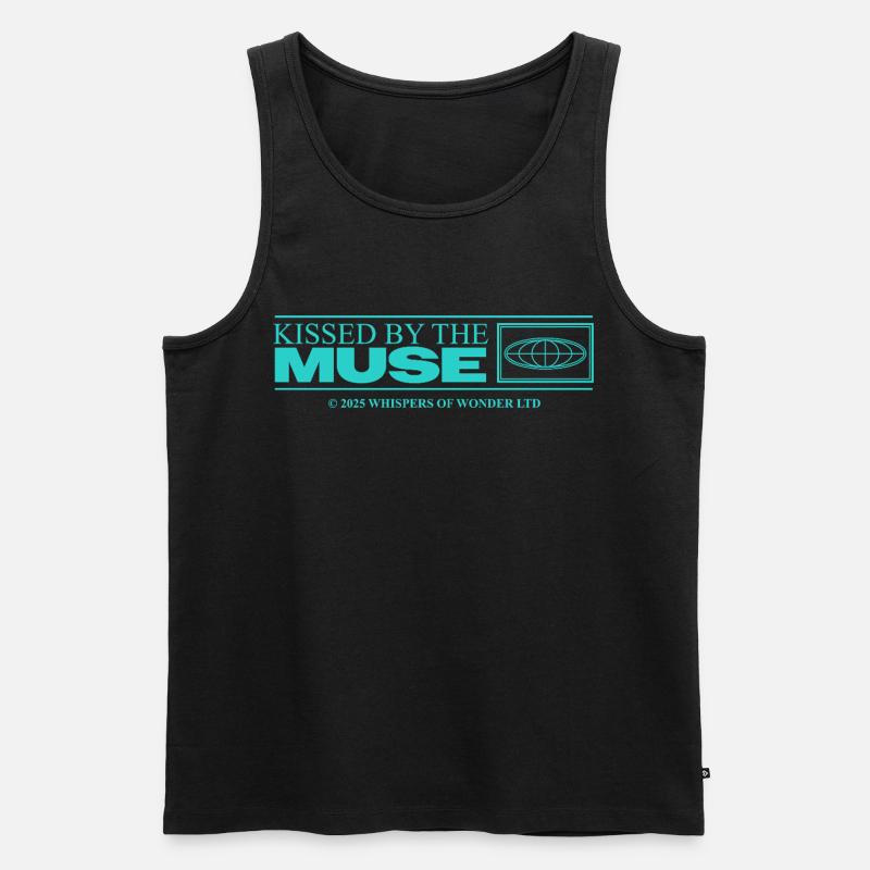Inspiriert & Kreativ – Ästhetisches Statement - Männer Premium Bio Tank Top - Schwarz