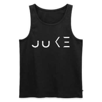 Juke Musikkultur Footwork Chicago - Männer Premium Bio Tank Top - Schwarz - Vorne - Michal (187cm)