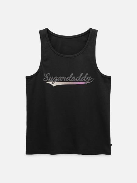 sugardaddy - Men's Premium Organic Tank Top - black