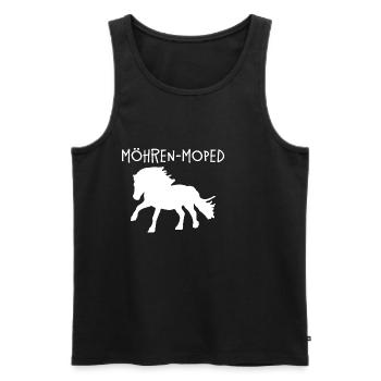 Carot Moped Shetty Shetlandpony Pony Horse - Débardeur bio Premium Homme - noir - Devant - Michal (187cm)
