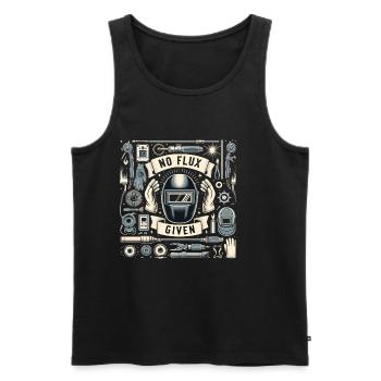 Pas de flux donné 18 - Débardeur bio Premium Homme - noir - Devant - Michal (187cm)