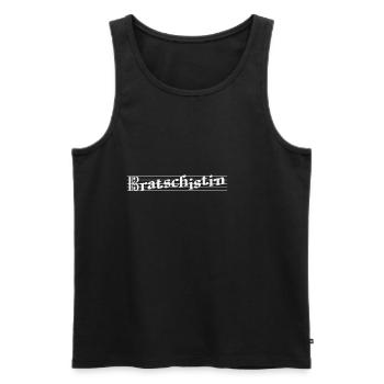 Bratschistin Bratscherin Viola Violistin Geschenk - Männer Premium Bio Tank Top - Schwarz - Vorne - Michal (187cm)