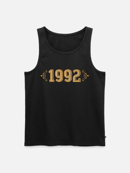 Legend since 1992 retro 1992 - Men's Premium Organic Tank Top - black