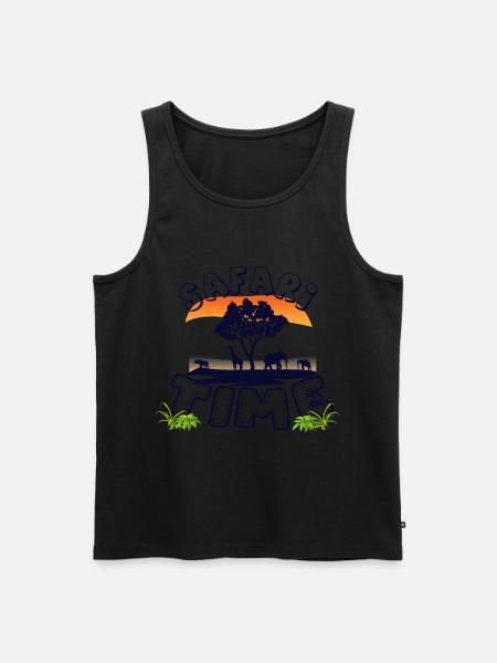 Safari Big five - Männer Premium Bio Tank Top -